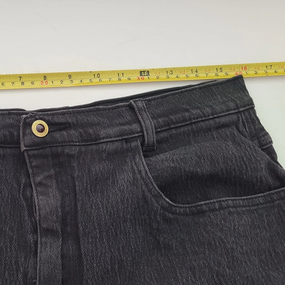 Vintage Y2K Stefano international high rise black jeans women's size 31 waist - Picture 8 of 13